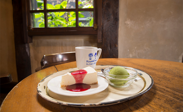 Noguchi Hideyo Seishun Hall (coffee and sweets at Aizu Ichiban-kan) 